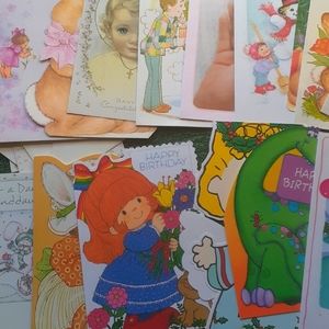 Lot of 30 vintage greeting cards